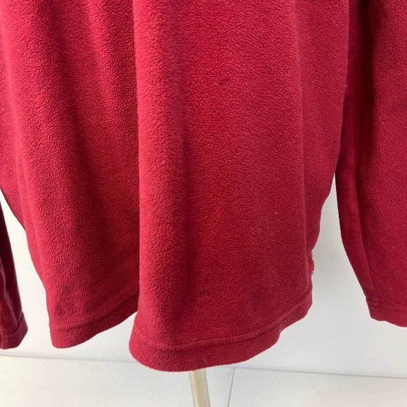 Patagonia Synchilla  Lighweight Quarter Zip Fleece Sweatshirt Red Size L - Picture 5 of 5